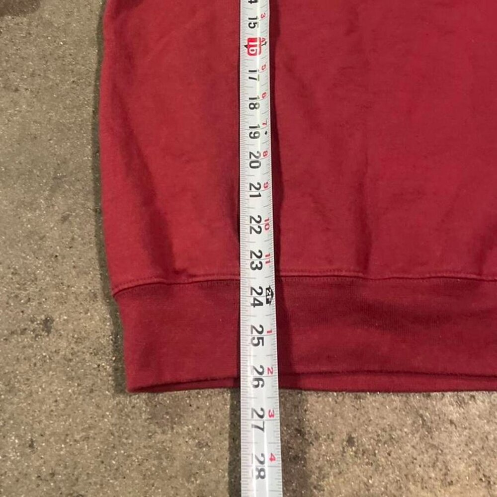 FedEx Ground crewneck sweatshirt Burgundy Red White Men’s Sz M - Picture 5 of 7